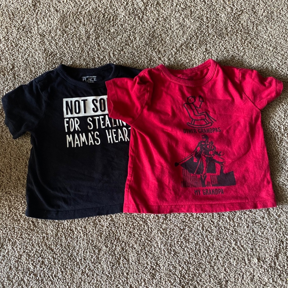 Two children shirts